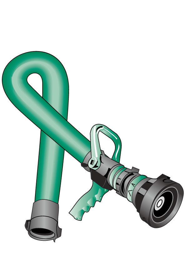 EMERALD HOSE RIBBON HELMET DECAL