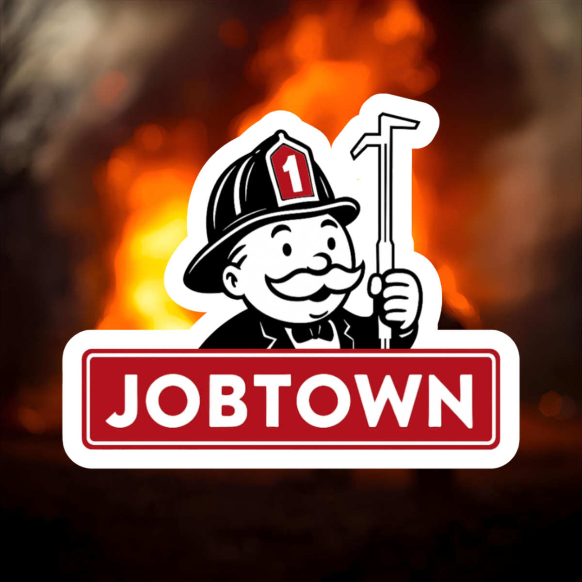 Jobtown Monopoly Sticker