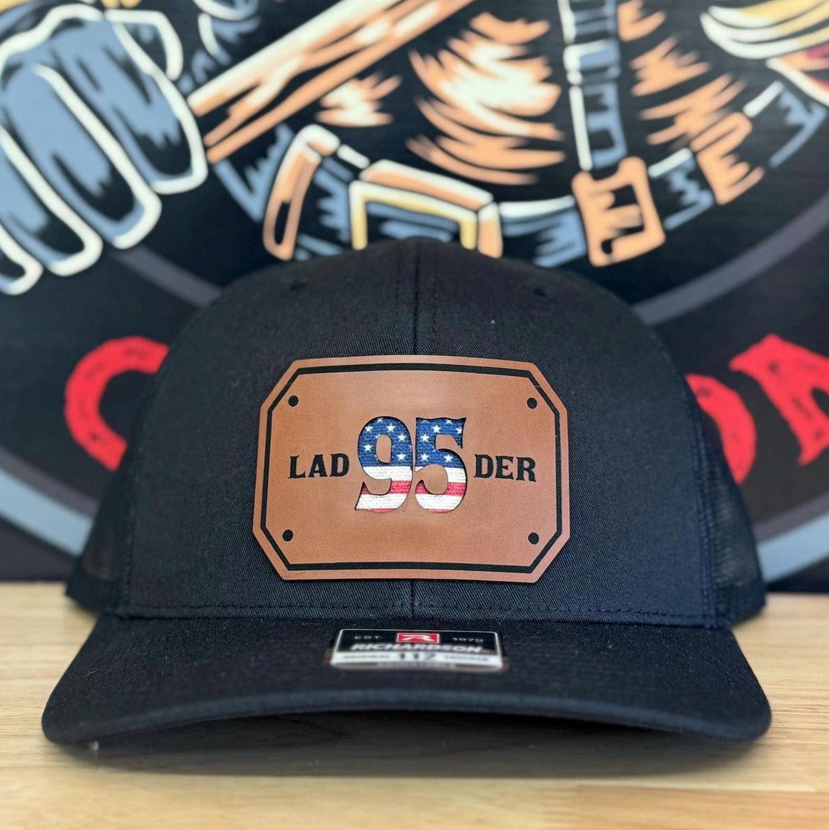 American Flag Passport Style Patch Hat
