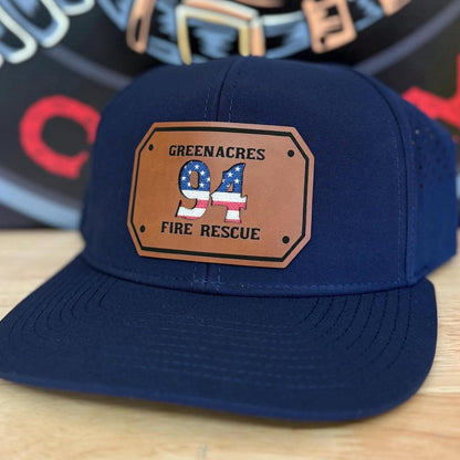American Flag Passport Style Patch Hat