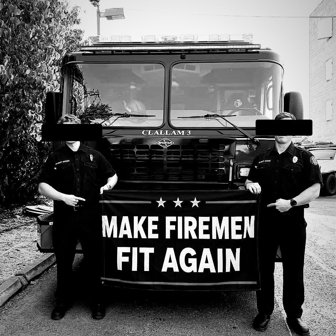 Make Firemen Fit Again Flag