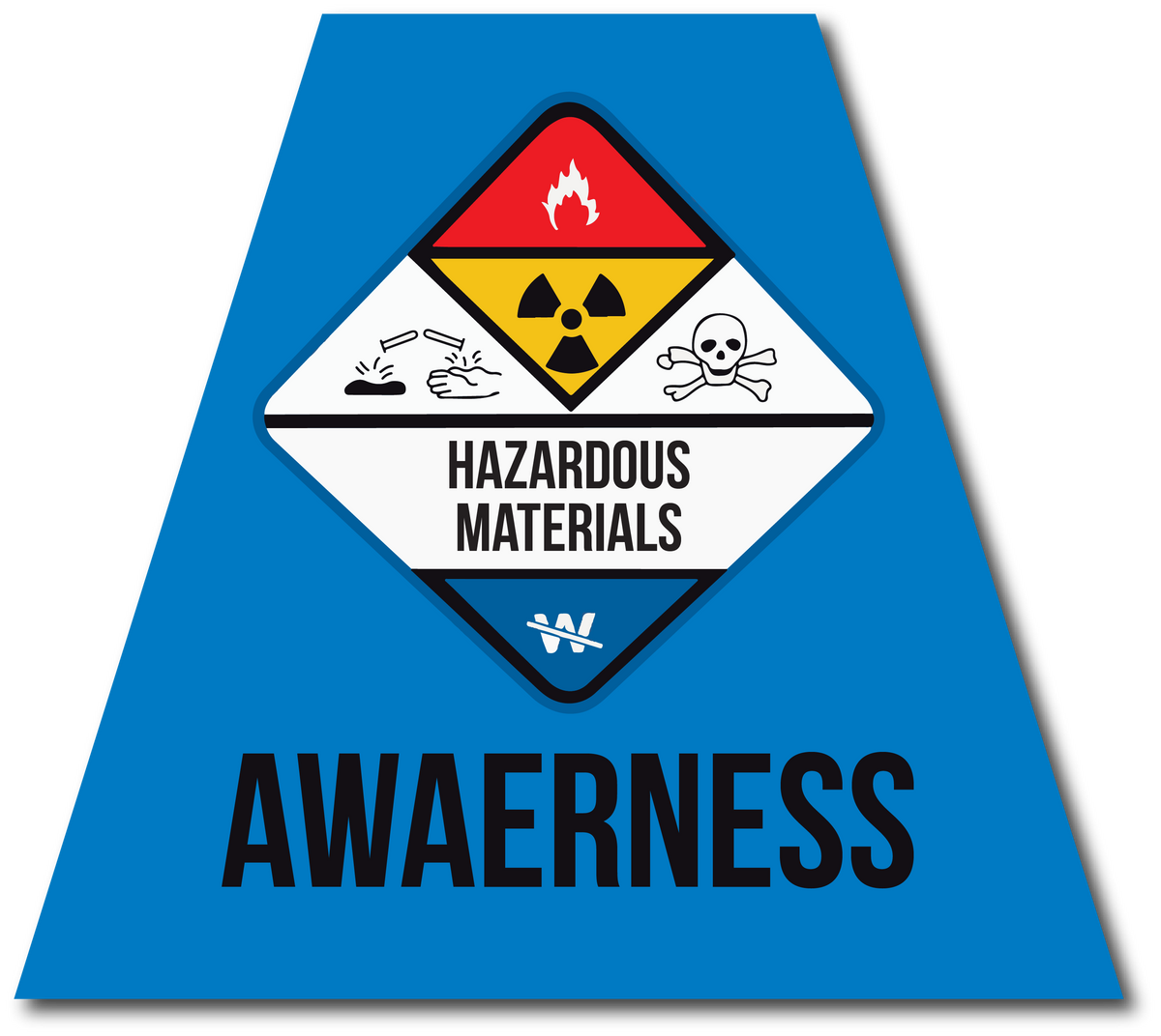 HAZMAT AWARENESS REFLECTIVE HELMET (TET) TETRAHEDRON