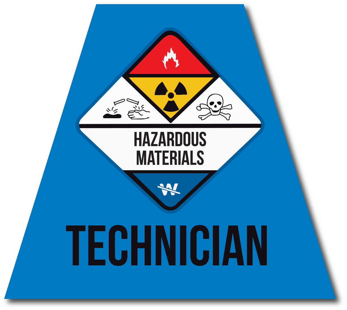 HAZMAT TECHNICIAN REFLECTIVE HELMET (TET) TETRAHEDRON