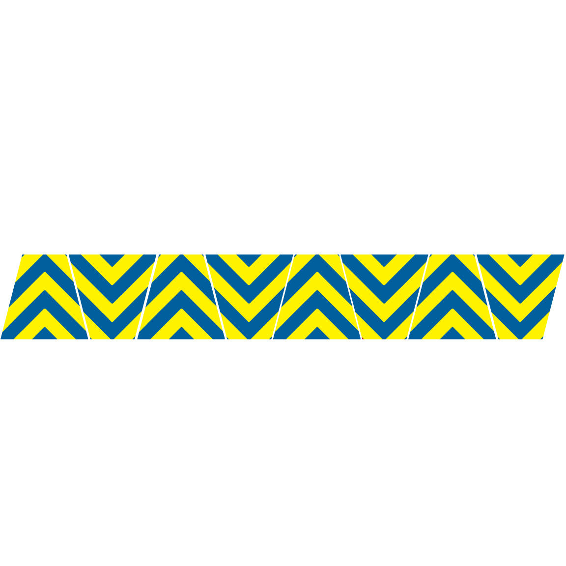 BLUE/YELLOW CHEVRON STRIPE REFLECTIVE HELMET (TET) TETRAHEDRON 8 PACK