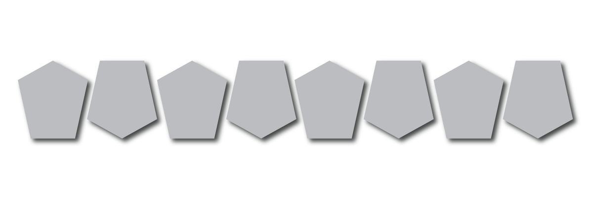 BULLARD STYLE REFLECTIVE HELMET (TET) TETRAHEDRON 8 PACK