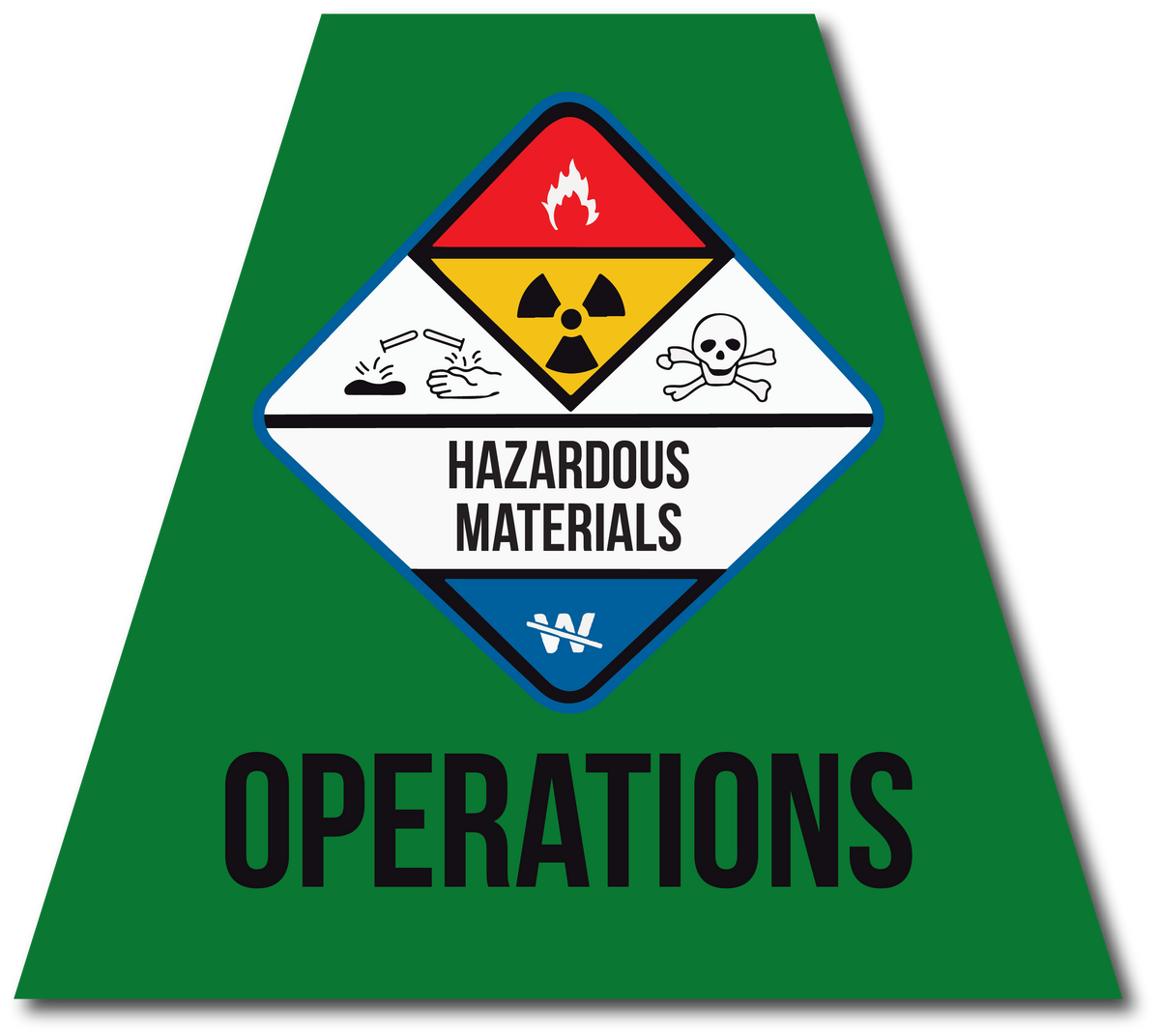 HAZMAT OPERATIONS REFLECTIVE HELMET (TET) TETRAHEDRON