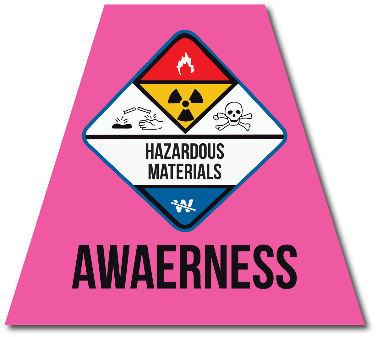 HAZMAT AWARENESS REFLECTIVE HELMET (TET) TETRAHEDRON