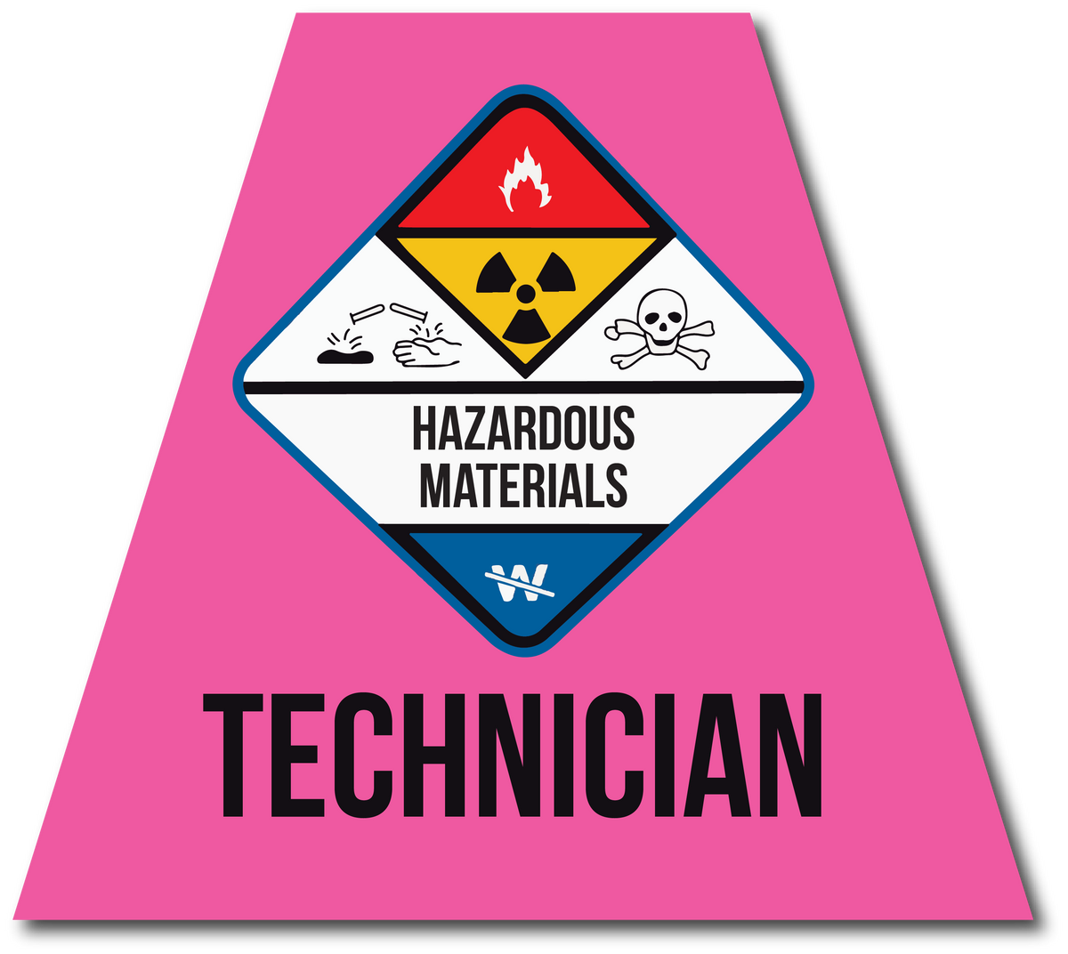 HAZMAT TECHNICIAN REFLECTIVE HELMET (TET) TETRAHEDRON