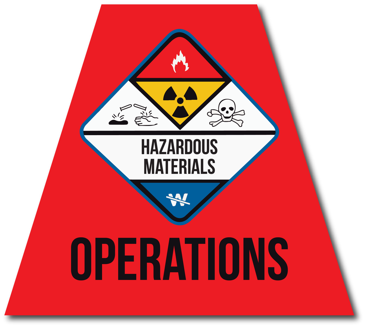 HAZMAT OPERATIONS REFLECTIVE HELMET (TET) TETRAHEDRON