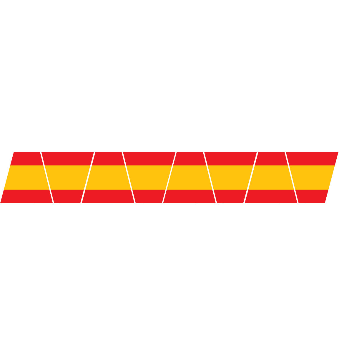 RED/GOLD TRIPLE STRIPE REFLECTIVE HELMET (TET) TETRAHEDRON 8 PACK