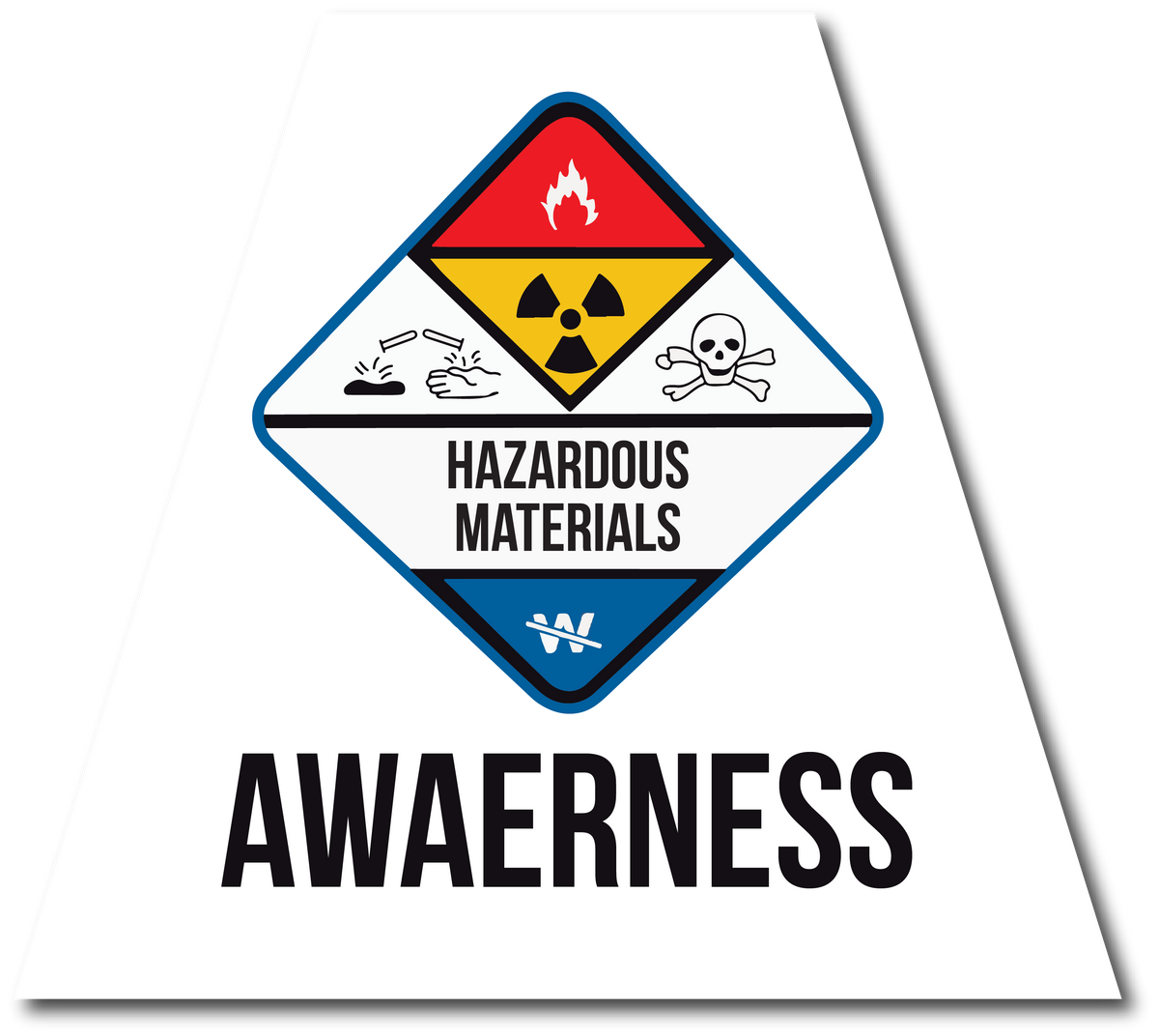 HAZMAT AWARENESS REFLECTIVE HELMET (TET) TETRAHEDRON
