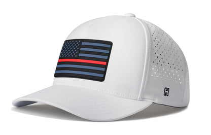 Thin Red Line Performance 5-Panel Hat  |  Tactical Firefighter Flexfit Snapback