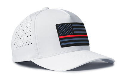 Thin Red Line Performance 5-Panel Hat  |  Tactical Firefighter Flexfit Snapback